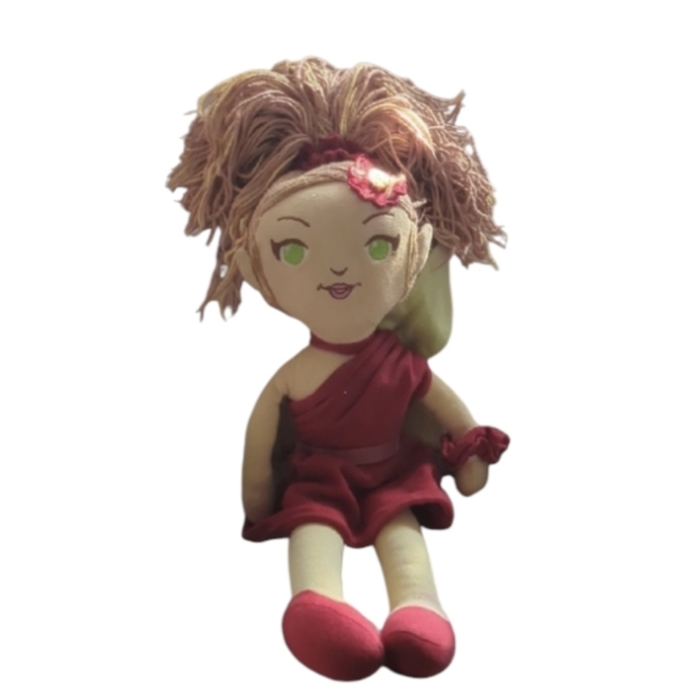 Charming Red Fairy My love Planet Toys Doll with Green Eyes